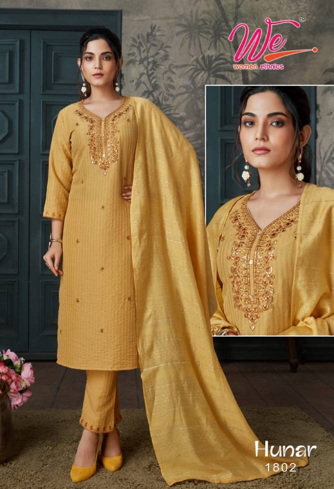 Hunar By We 1801-1806 Readymade Salwar Suits Catalog